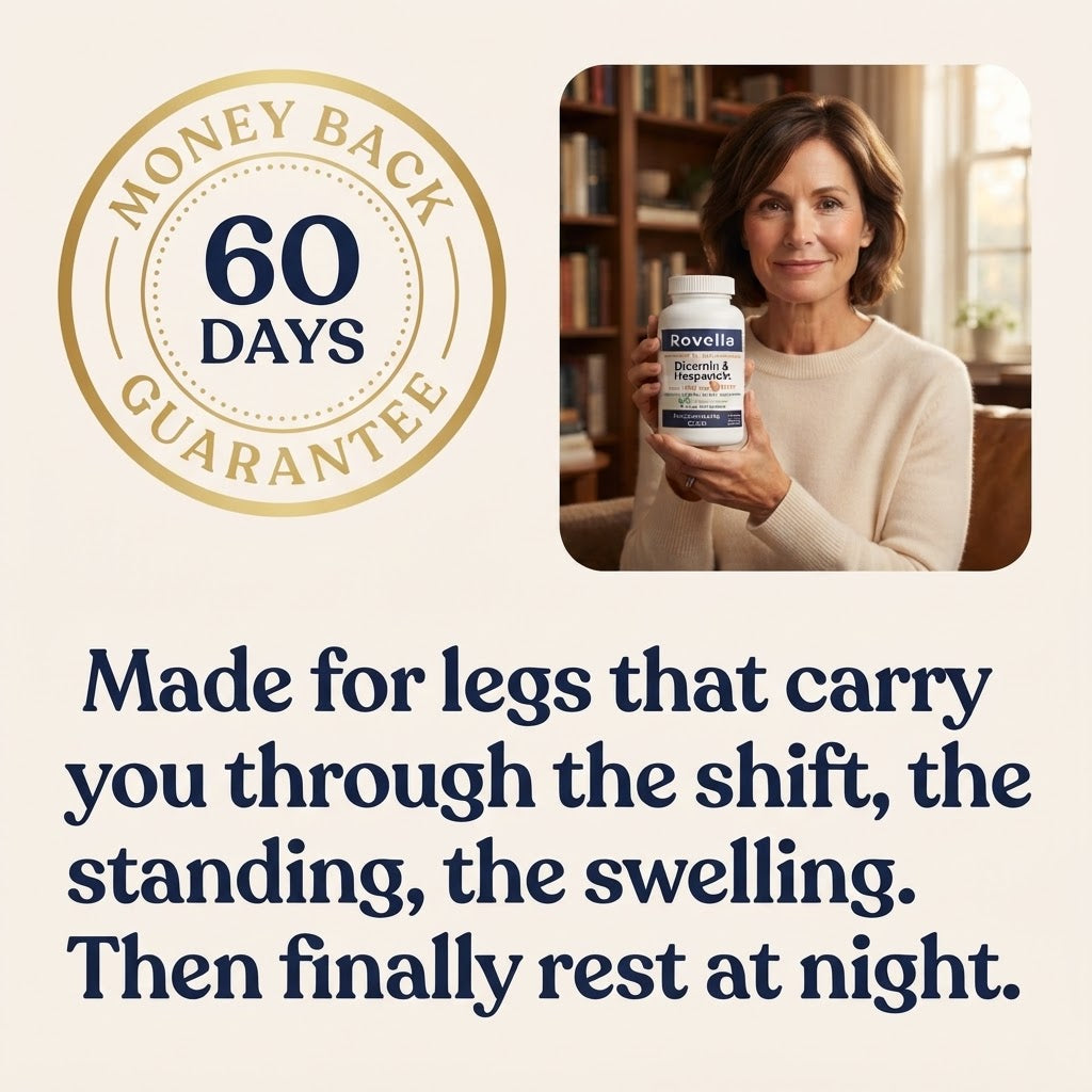 Diosmin & Hesperidin Capsules | Lymphatic Drainage Support for Swollen Legs & Ankles
