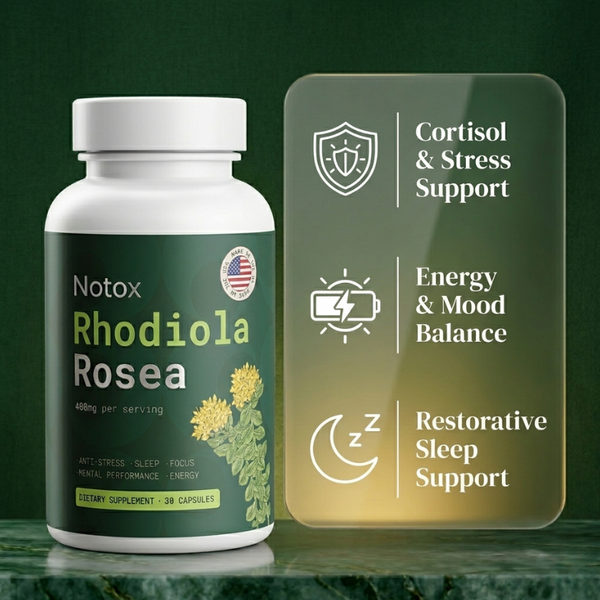 Notox | Rhodiola Rosea - Natural Adaptogen