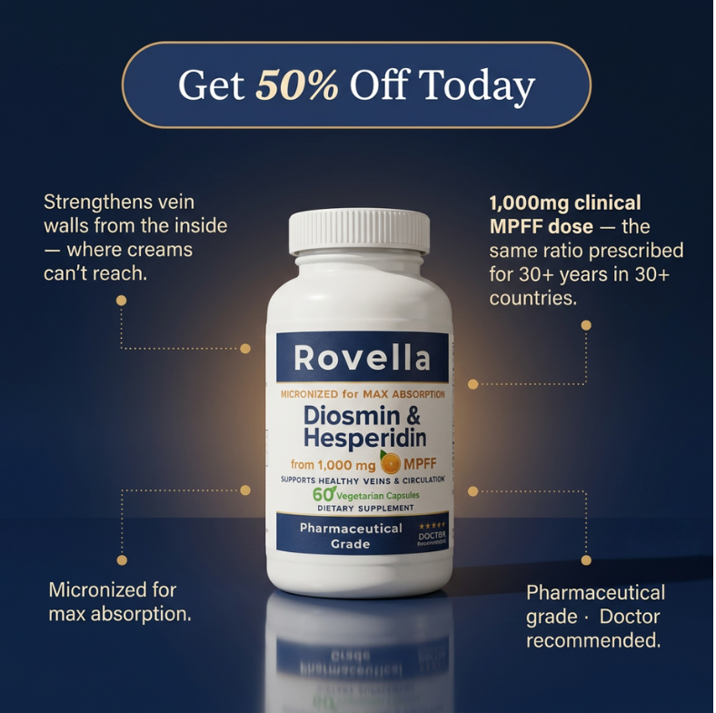 Diosmin & Hesperidin Capsules | Natural Hemorrhoid Support