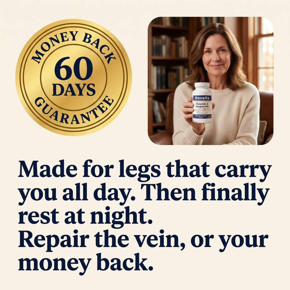 Diosmin & Hesperidin Capsules | Vein Tightening & Repair Formula