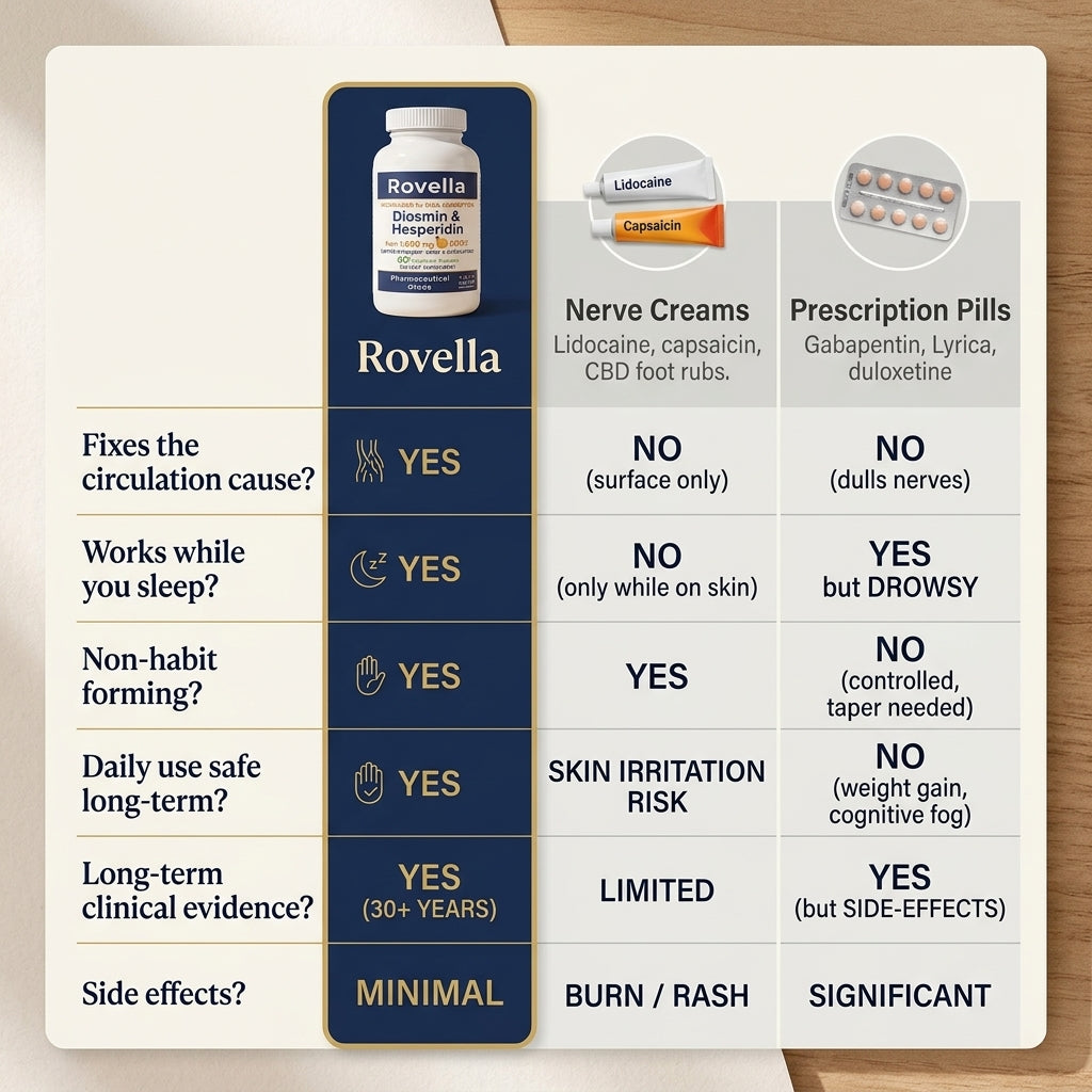 Diosmin & Hesperidin Capsules | Natural Neuropathy Support for Burning, Tingling & Numb Feet
