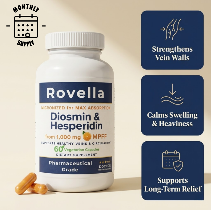 Rovella Diosmin and Hesperidin, 60 vegetarian capsules